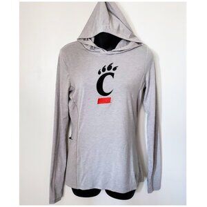 NWT Under Armour Cincinnati Bearcats Long Sleeve Pocket T-Shirt Hoodie Sz XS